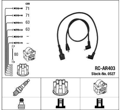 0527
NGK
Zestaw przewodów zapłonowych
