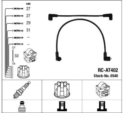 0540
NGK
Zestaw przewodów zapłonowych
