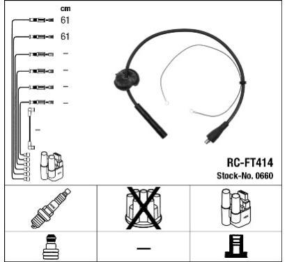0660
NGK
Zestaw przewodów zapłonowych
