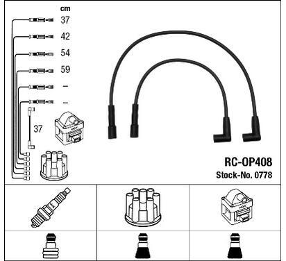 0778
NGK
Zestaw przewodów zapłonowych

