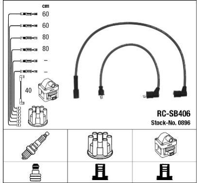 0896
NGK
Zestaw przewodów zapłonowych
