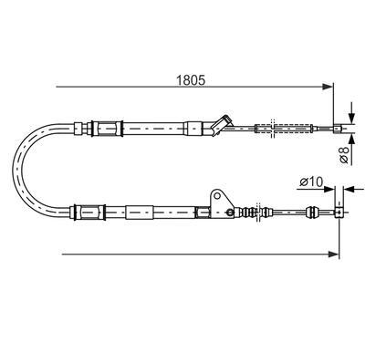 1 987 477 546
BOSCH
Cięgło, hamulec postojowy
