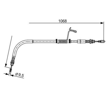 1 987 482 544
BOSCH
Cięgło, hamulec postojowy
