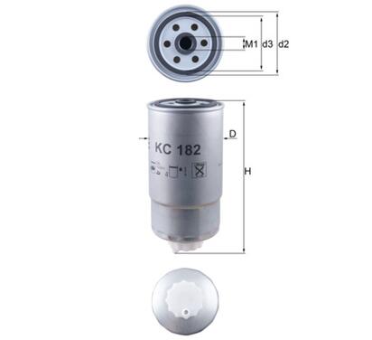 KC 182
KNECHT
Filtr paliwa
