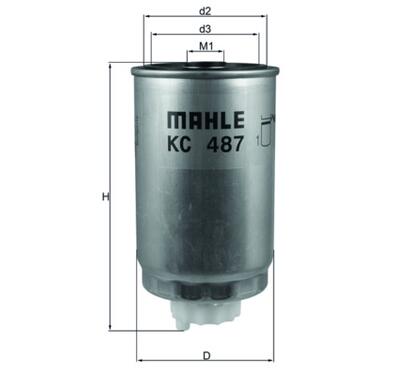 KC 487
KNECHT
Filtr paliwa
