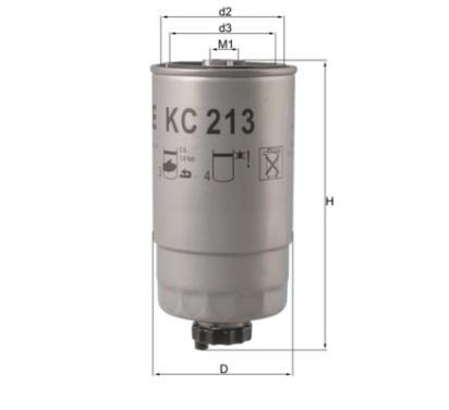 KC 213
KNECHT
Filtr paliwa
