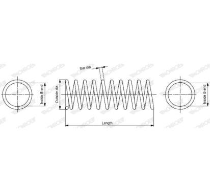 SP2329
MONROE
Sprężyna zawieszenia
