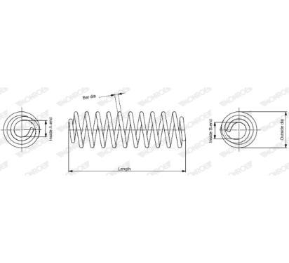 SP3582
MONROE
Sprężyna zawieszenia
