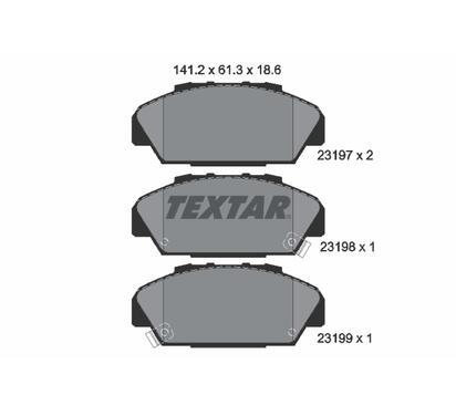 2319701
TEXTAR
Klocki hamulcowe
