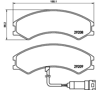 2920801
TEXTAR
Klocki hamulcowe
