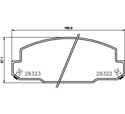 2932201
TEXTAR
Klocki hamulcowe
