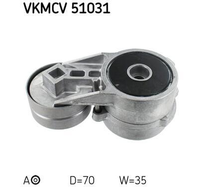 VKMCV 51031
SKF
Rolka napinacza, pasek klinowy wielorowkowy, Micro-v
