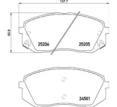 P 30 093
BREMBO
Klocki hamulcowe
