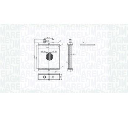 350218308000
MAGNETI MARELLI
Wymiennik ciepła, ogrzewanie wnętrza, nagrzewnica
