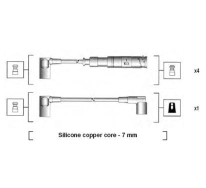 941115020651
MAGNETI MARELLI
Zestaw przewodów zapłonowych
