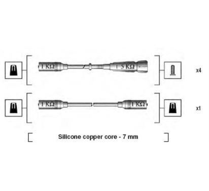 941175140755
MAGNETI MARELLI
Zestaw przewodów zapłonowych
