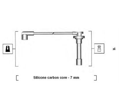 941255060816
MAGNETI MARELLI
Zestaw przewodów zapłonowych
