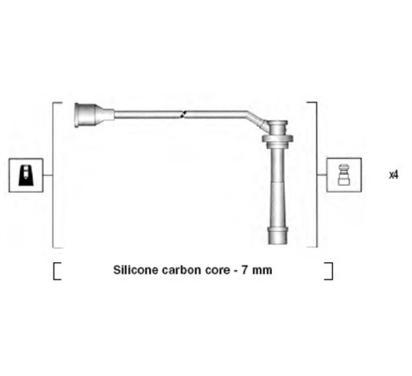 941285100846
MAGNETI MARELLI
Zestaw przewodów zapłonowych
