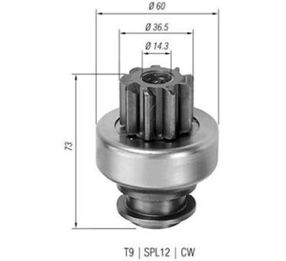 940113020129
MAGNETI MARELLI
Zębnik, Bendix rozrusznika
