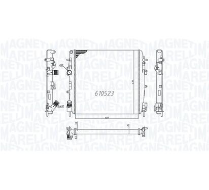 350213995000
MAGNETI MARELLI
Chłodnica, układ chłodzenia silnika
