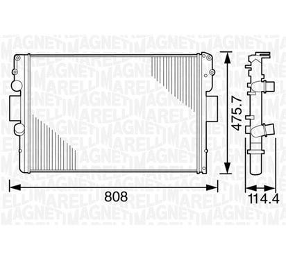 350213120900
MAGNETI MARELLI
Chłodnica, układ chłodzenia silnika
