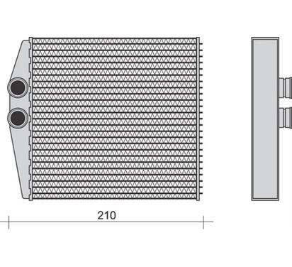 350218271000
MAGNETI MARELLI
Wymiennik ciepła, ogrzewanie wnętrza, nagrzewnica
