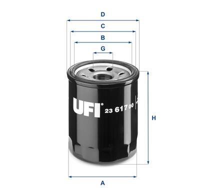 23.617.00
UFI
Filtr oleju
