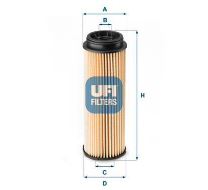 25.252.00
UFI
Filtr oleju
