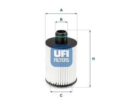 25.190.00
UFI
Filtr oleju
