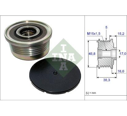 535 0048 10
INA
Alternator - sprzęgło jednokierunkowe
