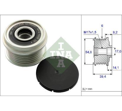 535 0151 10
INA
Alternator - sprzęgło jednokierunkowe
