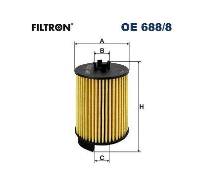 OE 688/8
FILTRON
Filtr oleju
