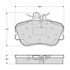 BD S818P
STARLINE
Klocki hamulcowe
