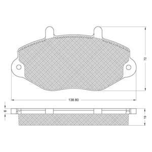 BD S137
STARLINE
Klocki hamulcowe
