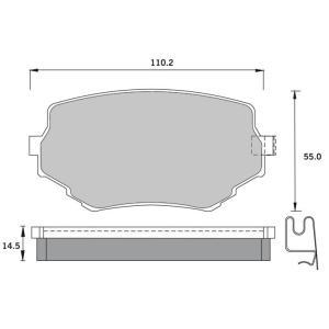 BD S397
STARLINE
Klocki hamulcowe
