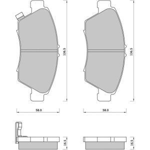 BD S389
STARLINE
Klocki hamulcowe
