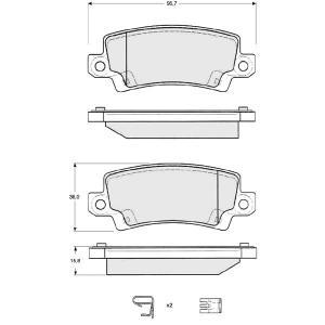 BD S327
STARLINE
Klocki hamulcowe
