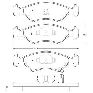 BD S411
STARLINE
Klocki hamulcowe
