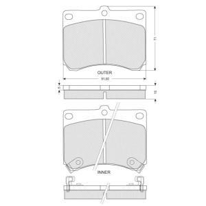 BD S219
STARLINE
Klocki hamulcowe
