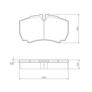 BD S432
STARLINE
Klocki hamulcowe
