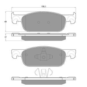 BD S973
STARLINE
Klocki hamulcowe
