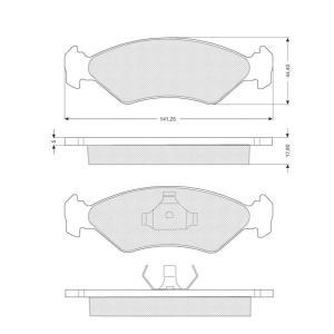 BD S040
STARLINE
Klocki hamulcowe
