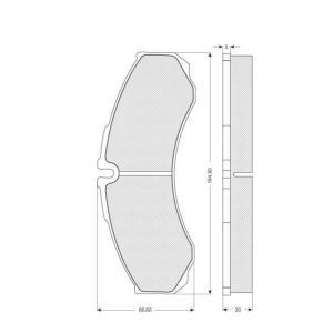 BD S180
STARLINE
Klocki hamulcowe
