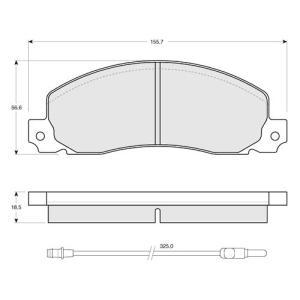 BD S146
STARLINE
Klocki hamulcowe
