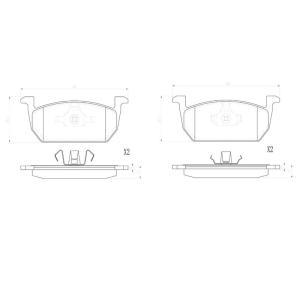 BD S1010
STARLINE
Klocki hamulcowe
