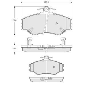 BD S171
STARLINE
Klocki hamulcowe
