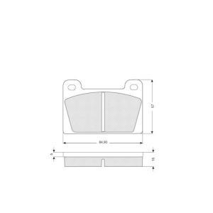 BD S008S
STARLINE
Klocki hamulcowe
