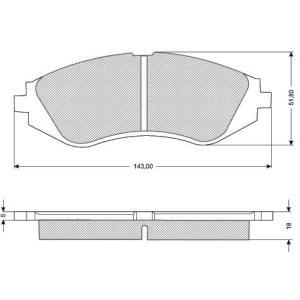 BD S309
STARLINE
Klocki hamulcowe
