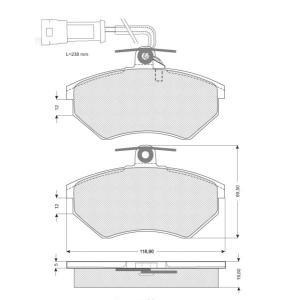 BD S235
STARLINE
Klocki hamulcowe
