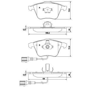 BD S837P
STARLINE
Klocki hamulcowe
